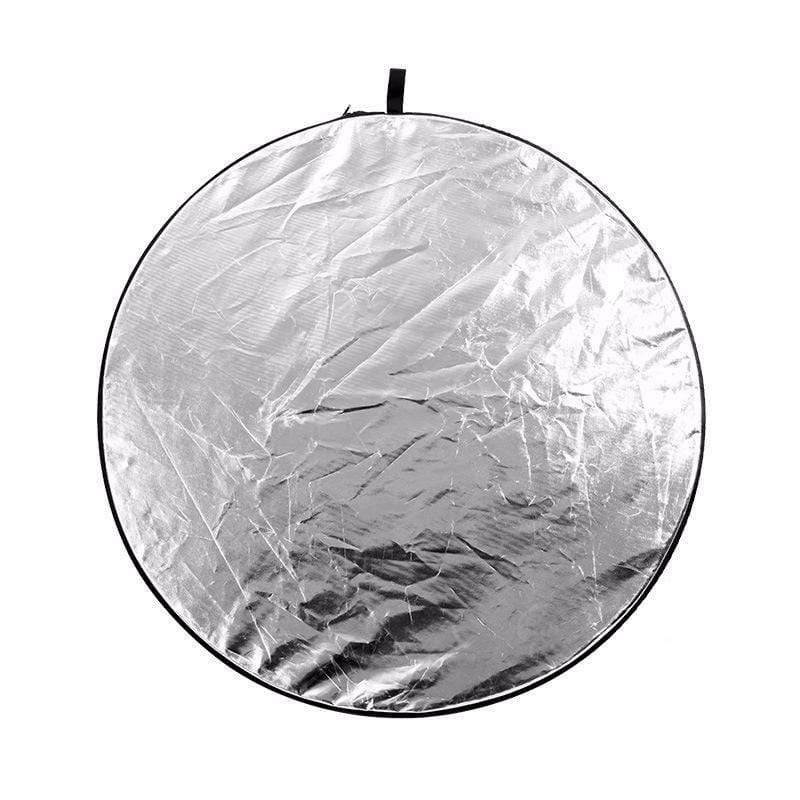 2-In-1 Light Round Photography Reflector For Studio Multi Photo Disc 24" 60Cm - Katebackdrop