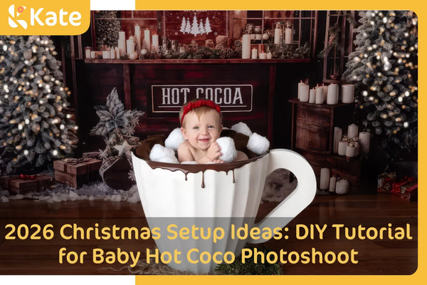 Kerst Setup Ideeën: Hot Chocolate Cocoa Bath DIY Tutorial voor Je Kerst Fotoshoot!