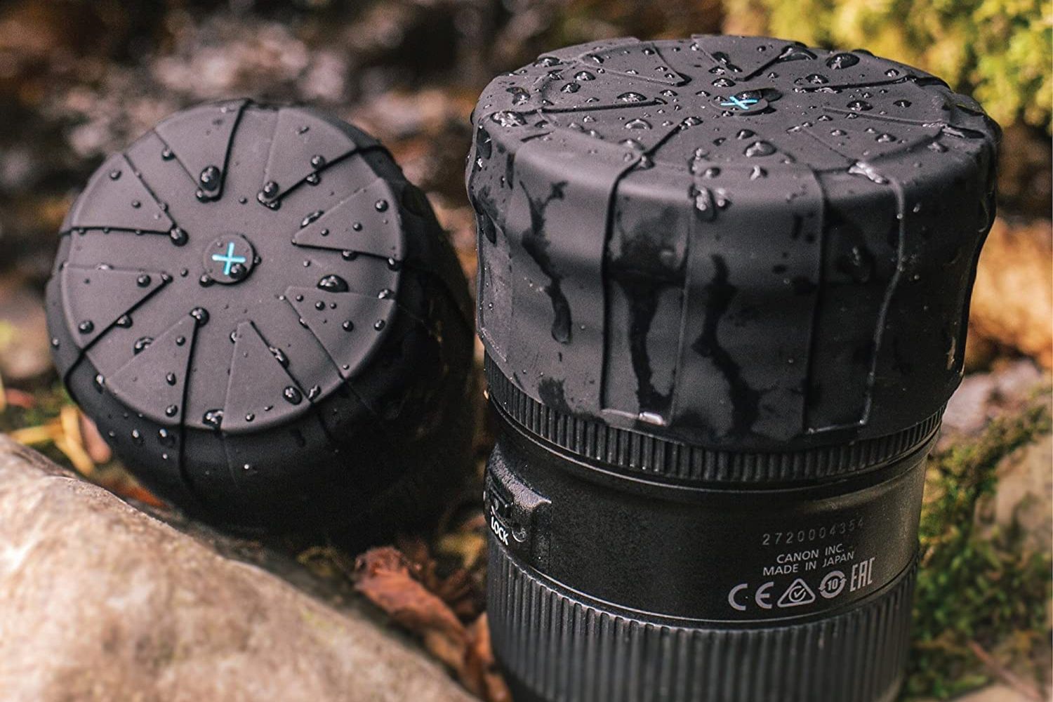 Universal Rubber Lens Cap with water drops 