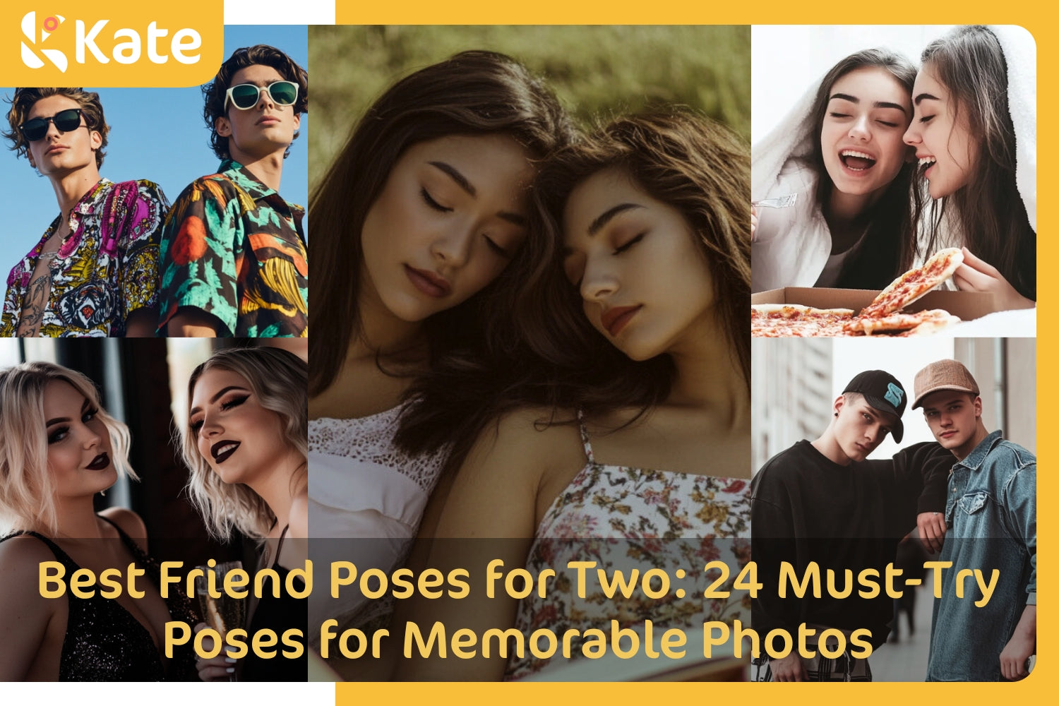 Best Friend Poses for Two: 24 Must-Try Poses for Memorable Photos