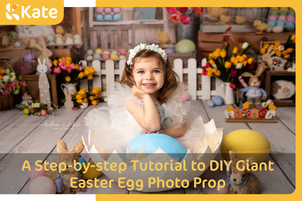 A Step-by-step Tutorial to DIY Giant Easter Egg Photo Prop