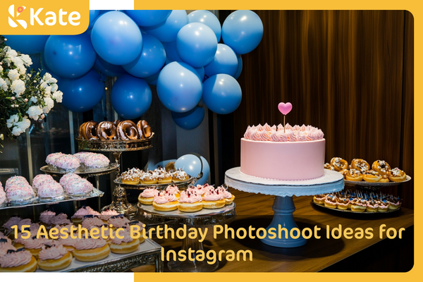 15 Ideas Estéticas de Sesiones de Fotos de Cumpleaños para Instagram Designed by
