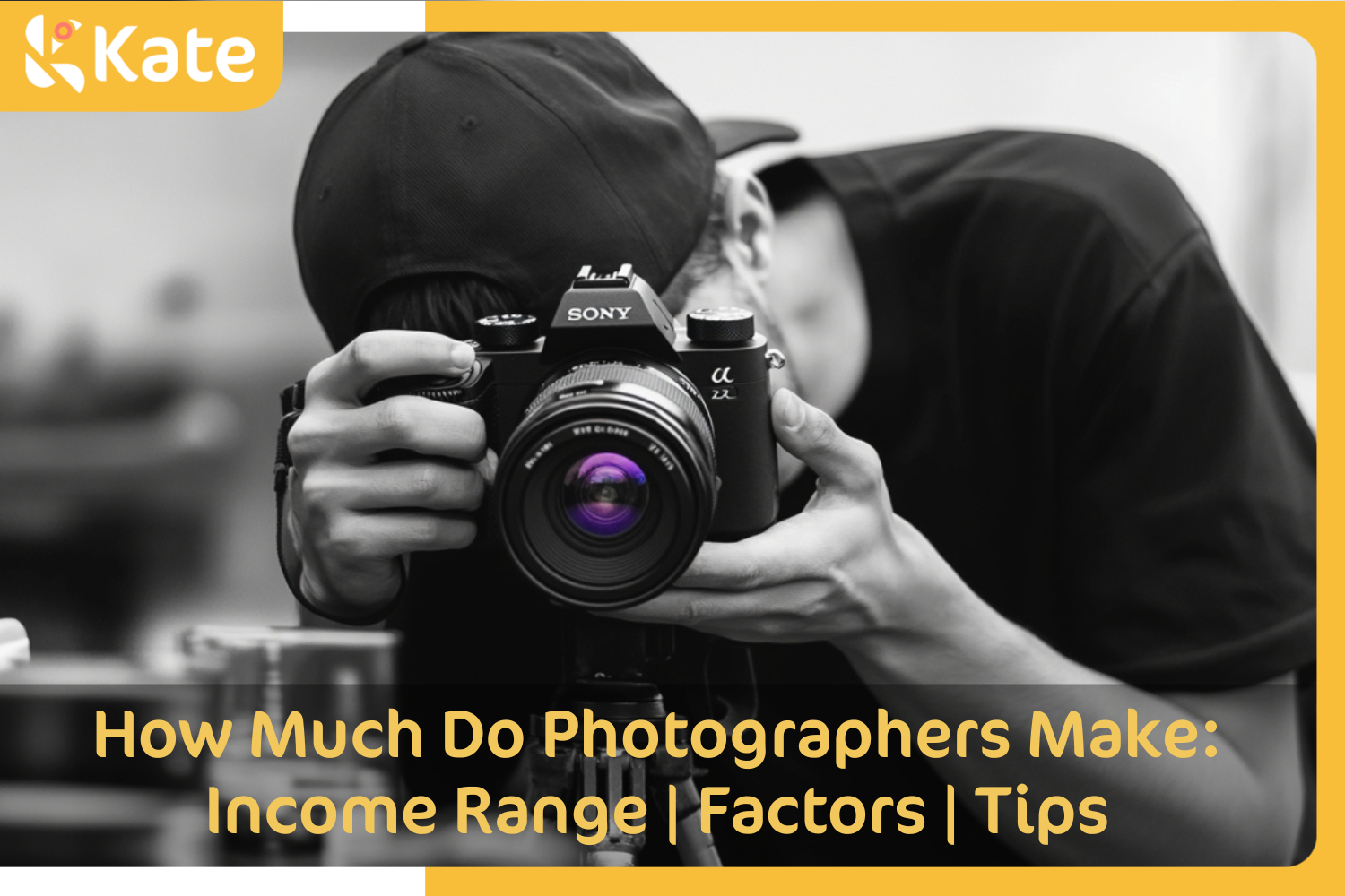 a photographer is takes photos