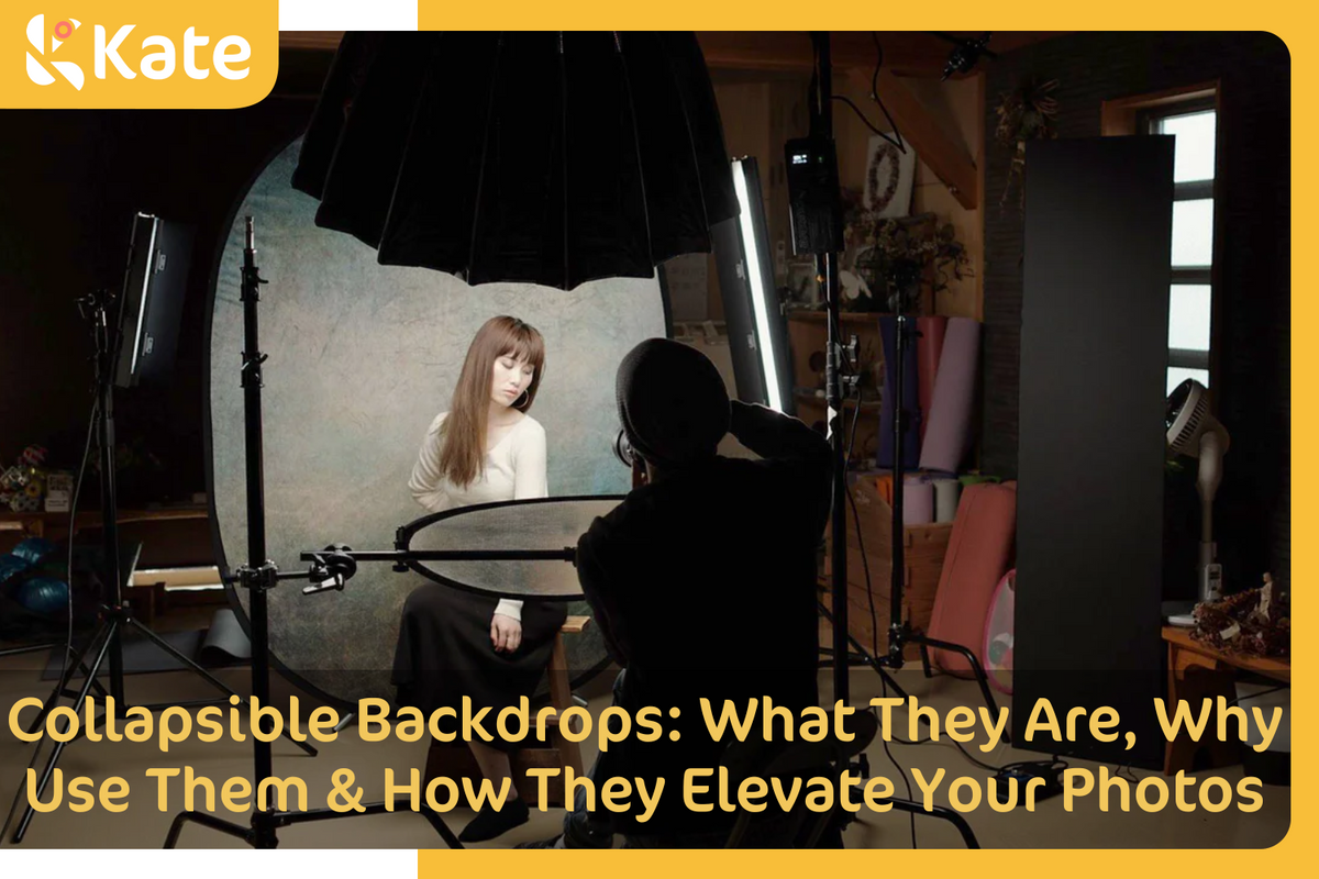 Collapsible Backdrops for Photography: What They Are, Why Photographers Use Them & How They Improve Workflow