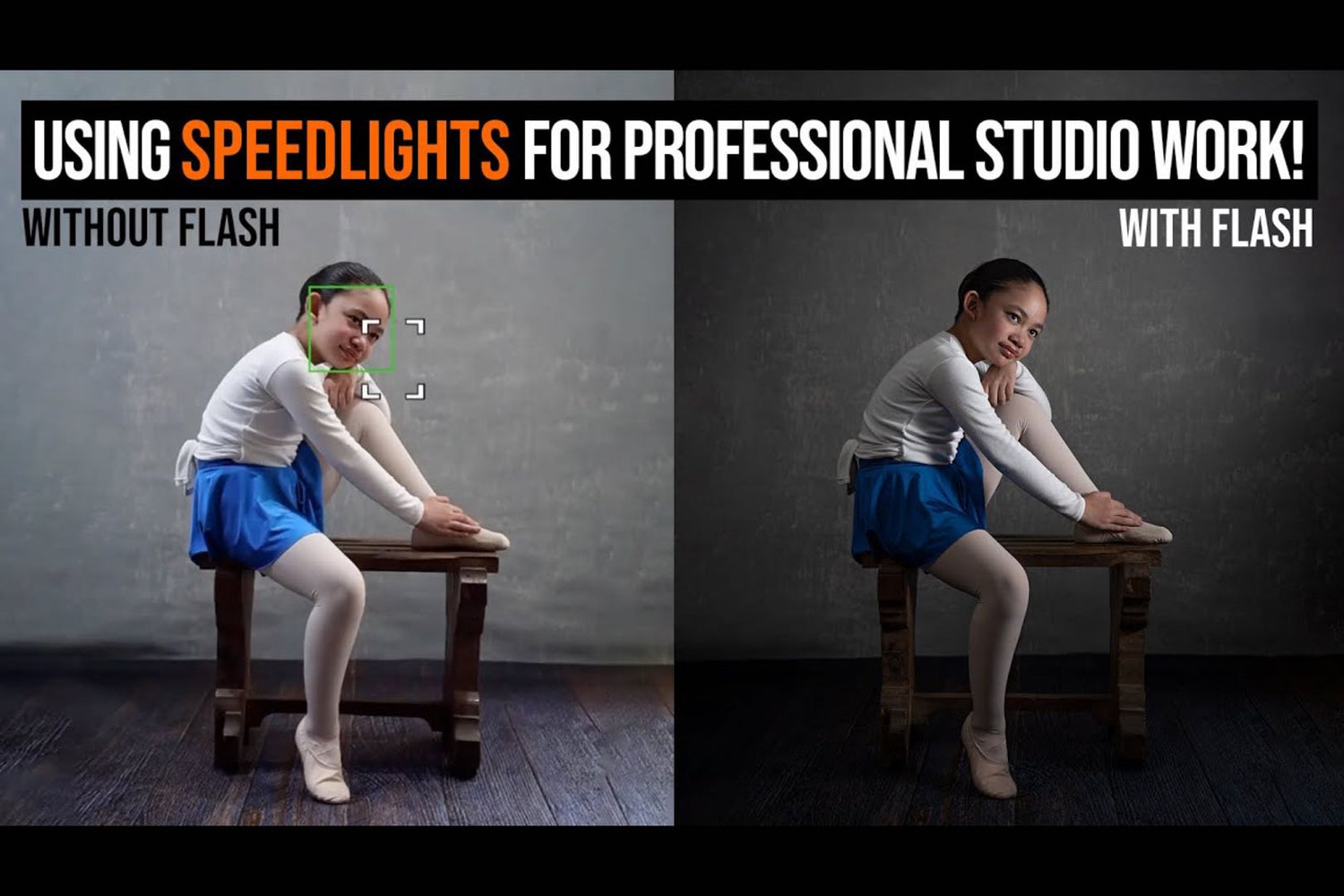 LIGHTING HELP:  Start Using Speedlights as Off Camera Flash for Your Studio Photoshoot Today!