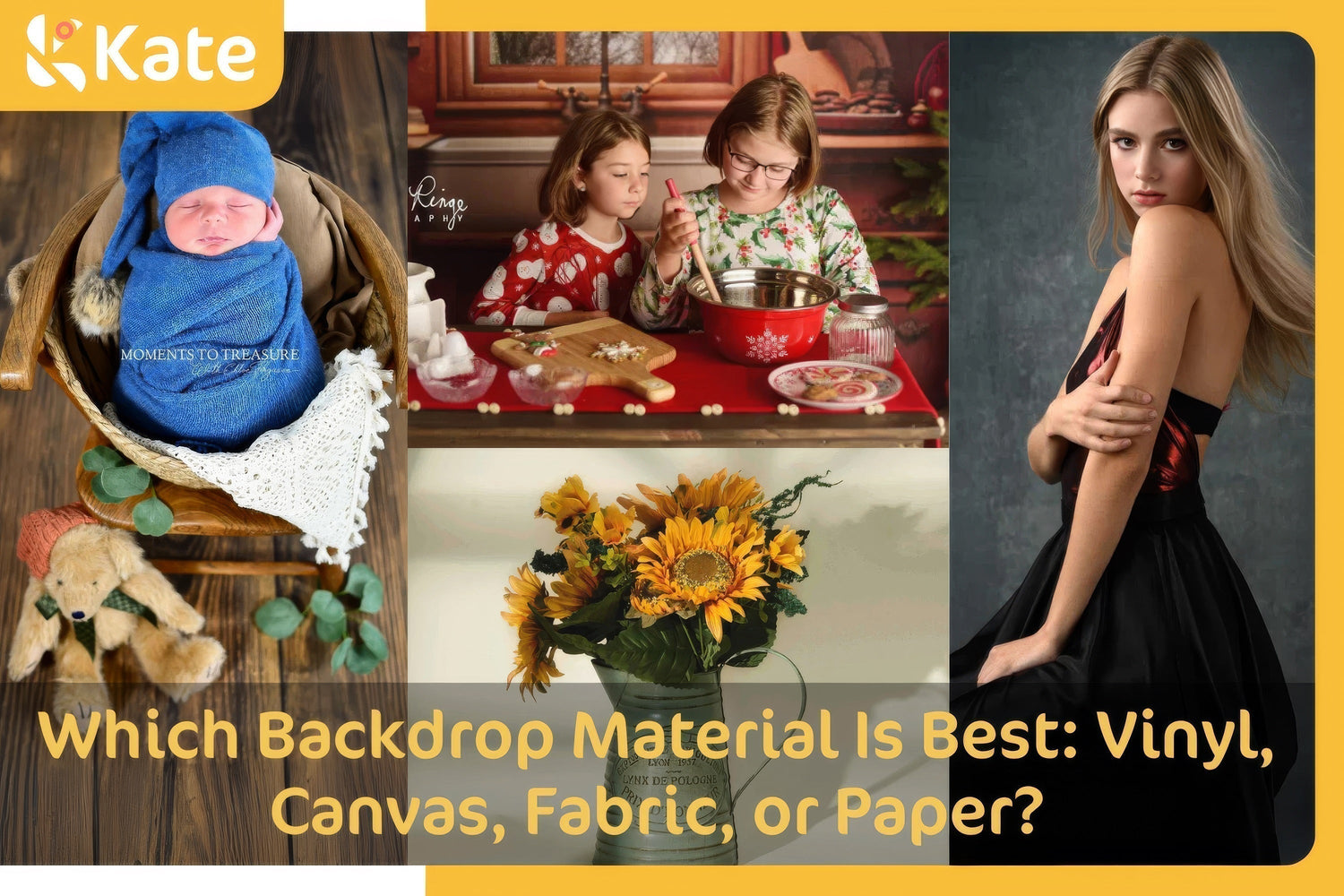 Which Backdrop Material Is Best: Vinyl, Canvas, Fabric, or Paper?
