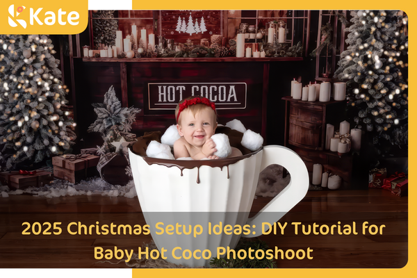 Kerst Setup Ideeën: Hot Chocolate Cocoa Bath DIY Tutorial voor Je Kerst Fotoshoot!