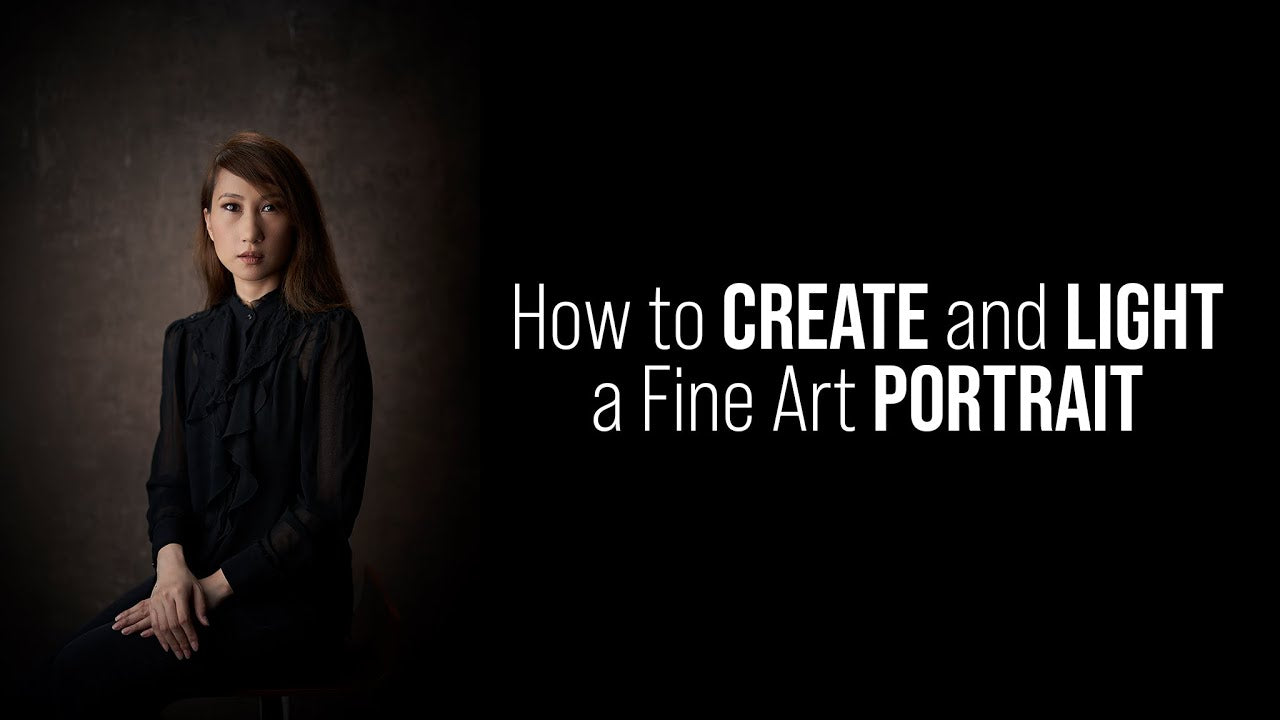 3 Tips How to Create and Light Your Fine Art Portrait & How to Improve Your Lighting Skills
