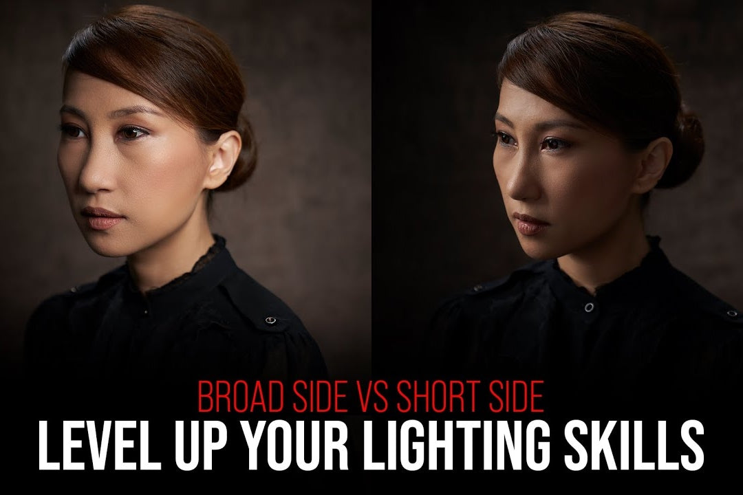 LIGHTING HELP: How to LEVEL UP Your Photography Lighting skills? SHORT SIDE！