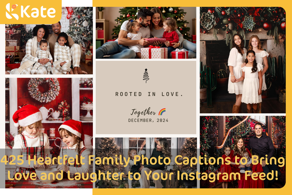 425 Heartfelt Family Photo Captions to Bring Love and Laughter to Your Instagram Feed!