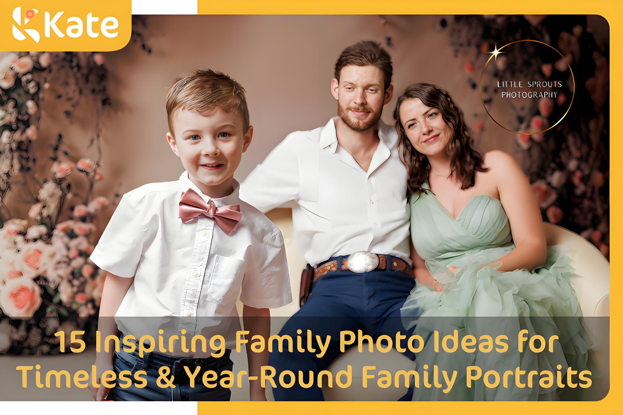 15 Inspiring Family Photo Ideas for Classic Year-Round Portraits