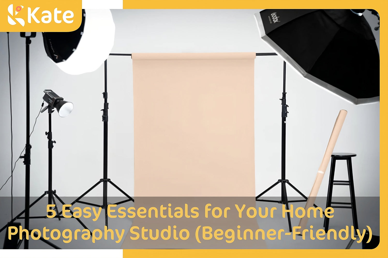 5 Easy Essentials for Your Home Photography Studio (Beginner-Friendly)