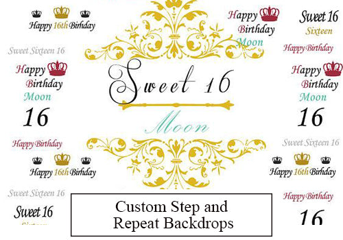 Custom Step and Repeat Backdrops