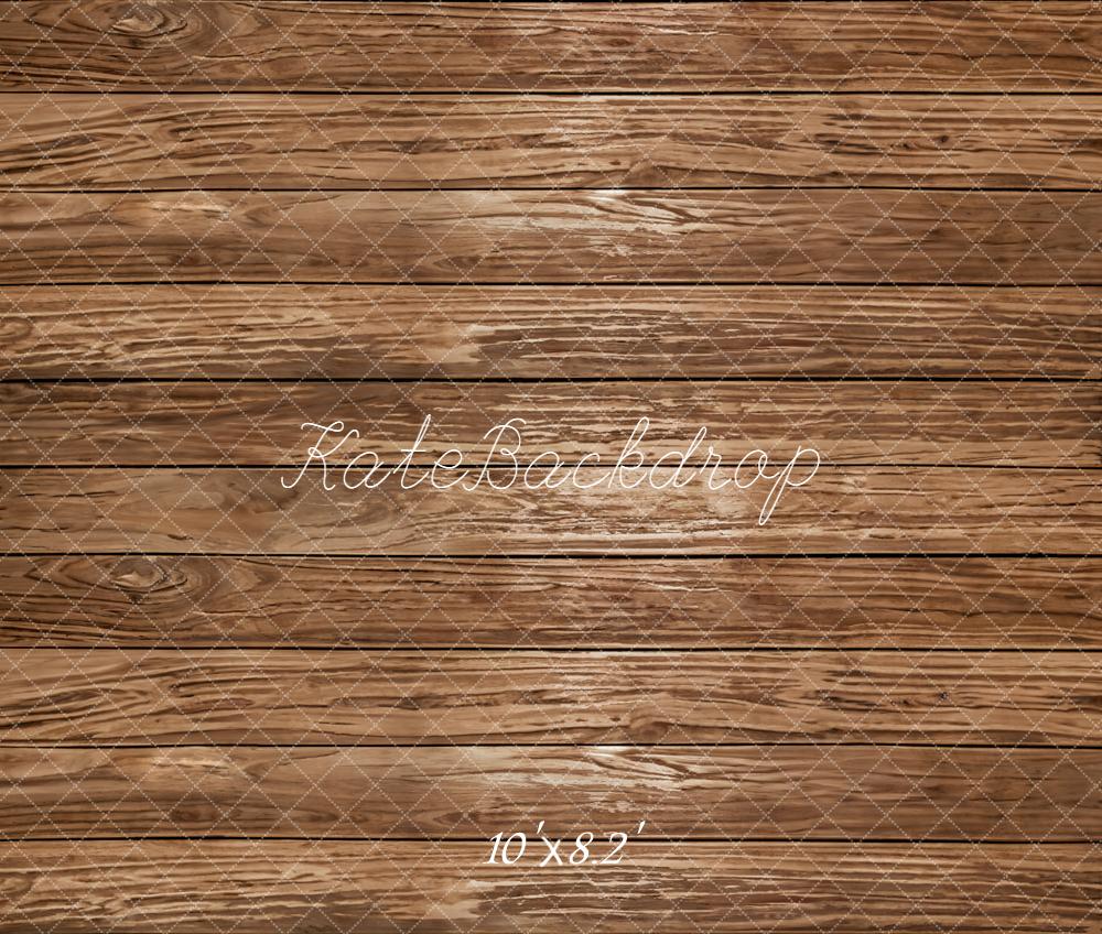 Kate Brown Wooden Plank Floor Backdrop Backdrop Designed by Emetselch