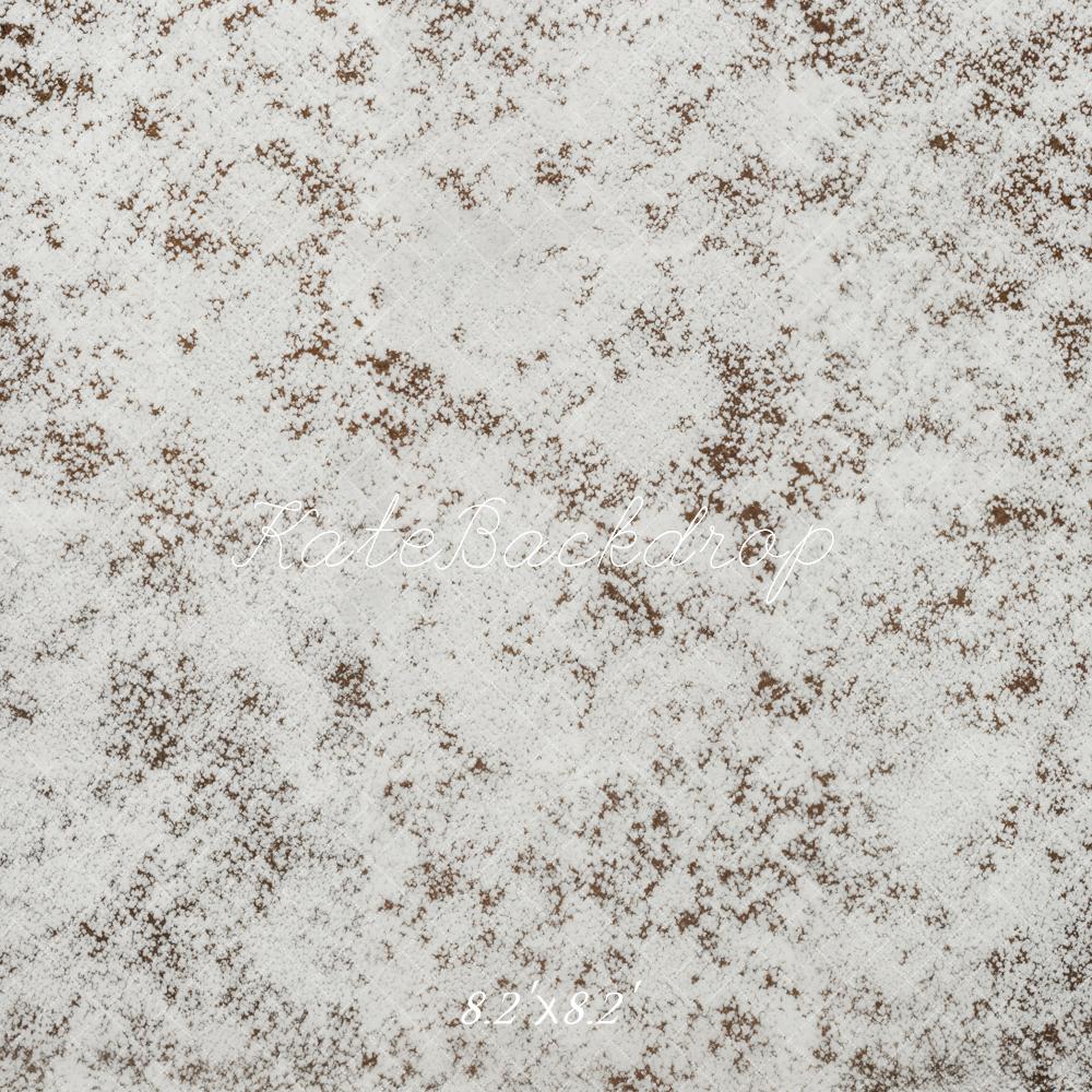 Kate White Powdered Rustic Texture Printed Backdrop Designed by Emetselch