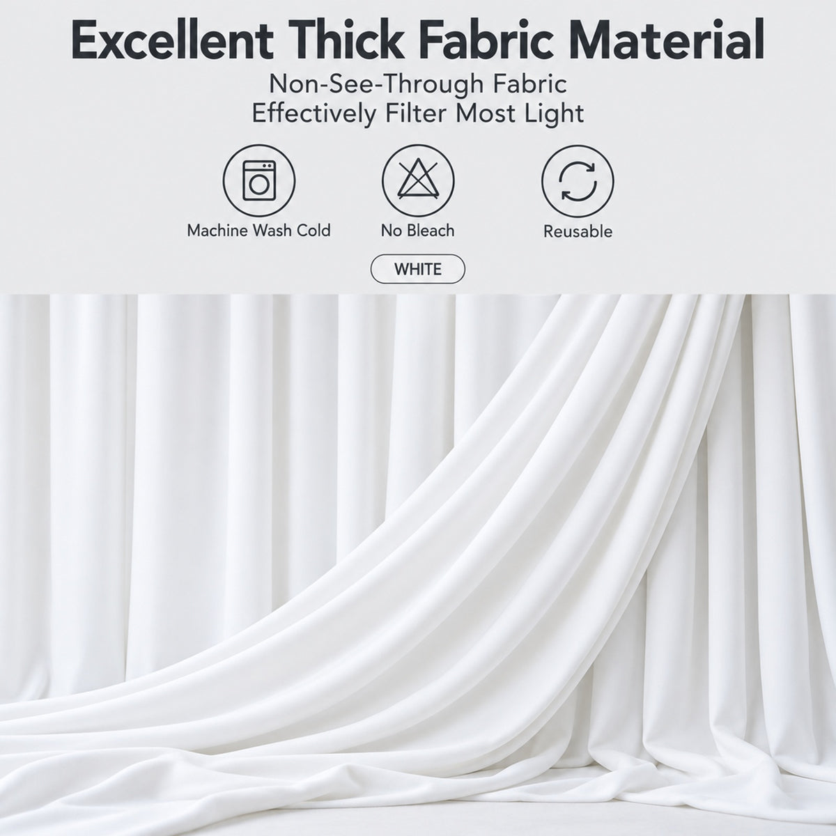 Kate 5X12ft LuxeFlow Heavyweight Backdrop Drapes