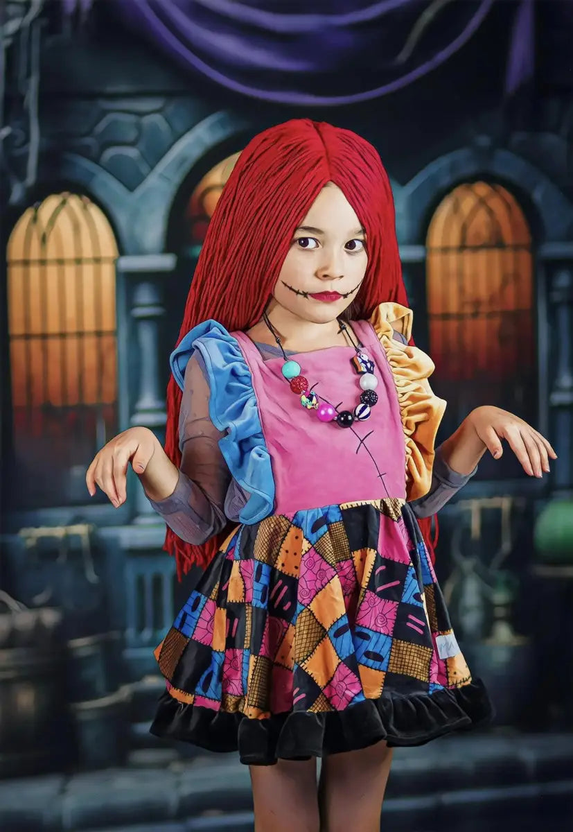 Halloween Green Door Street Pumpkin Backdrop Progettato da GQ