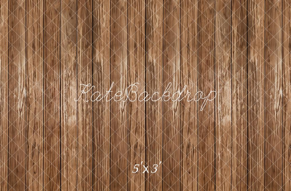 Kate Brown Wood Plank Wall Backdrop Designed by Kate Image