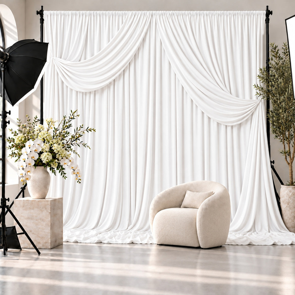 Kate 5X12ft LuxeFlow Heavyweight Backdrop Drapes