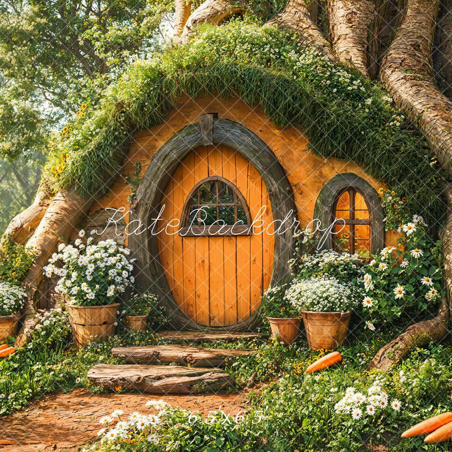 Enchanted Woodland Hobbit Door Backdrop