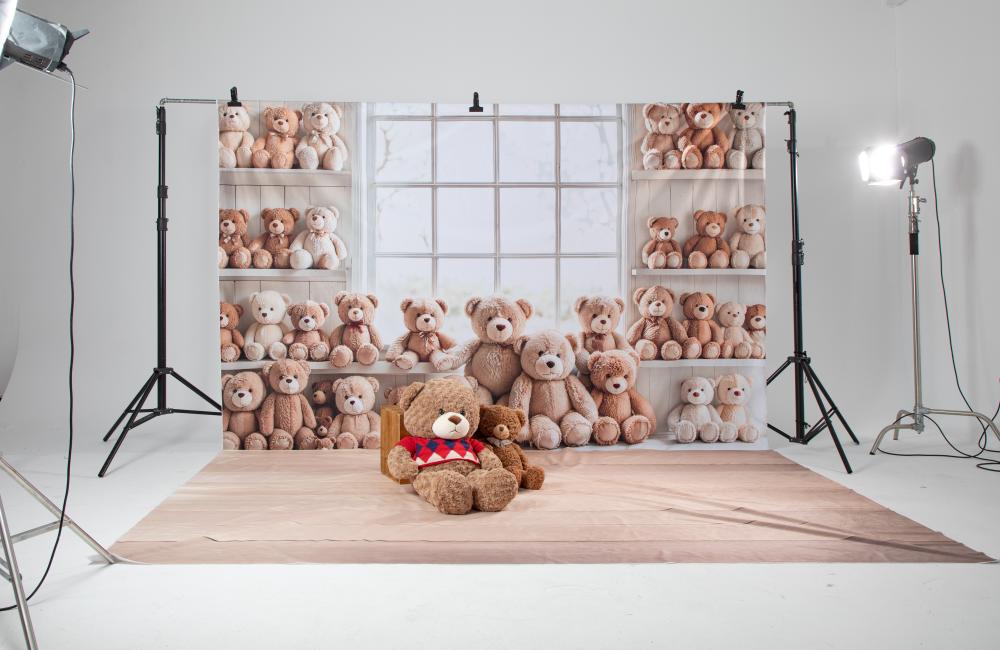 Kate Cake Smash Brown Teddy Bear Photo Kit Photography Backdrops&Props Themed Bundle
