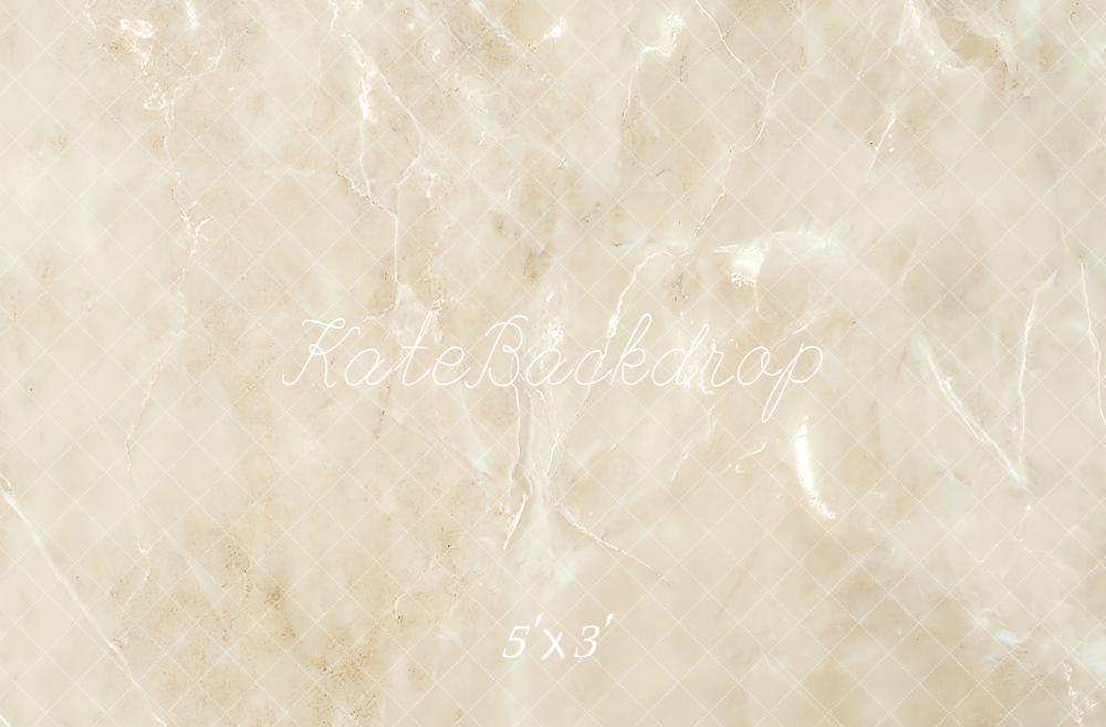 Kate Beige Marble Abstract Texture Floor Backdrop Designed by Emetselch