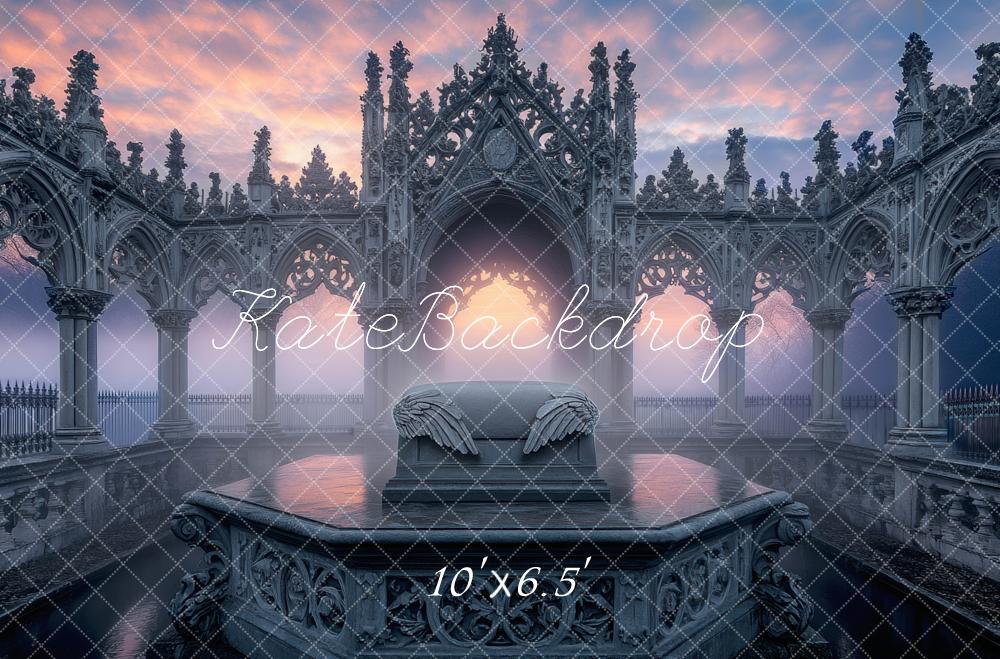 Kate Fantasy Gothic Arch Angel Wings Backdrop Designed by Mini MakeBelieve