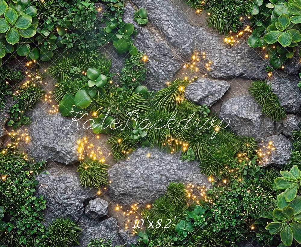 Fairy Greenery Grass Floor Foto Achtergrond Designed by Mini MakeBelieve