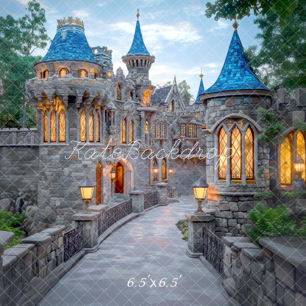 Castello delle favole di notte Sfondo progettato da Mini MakeBelieve