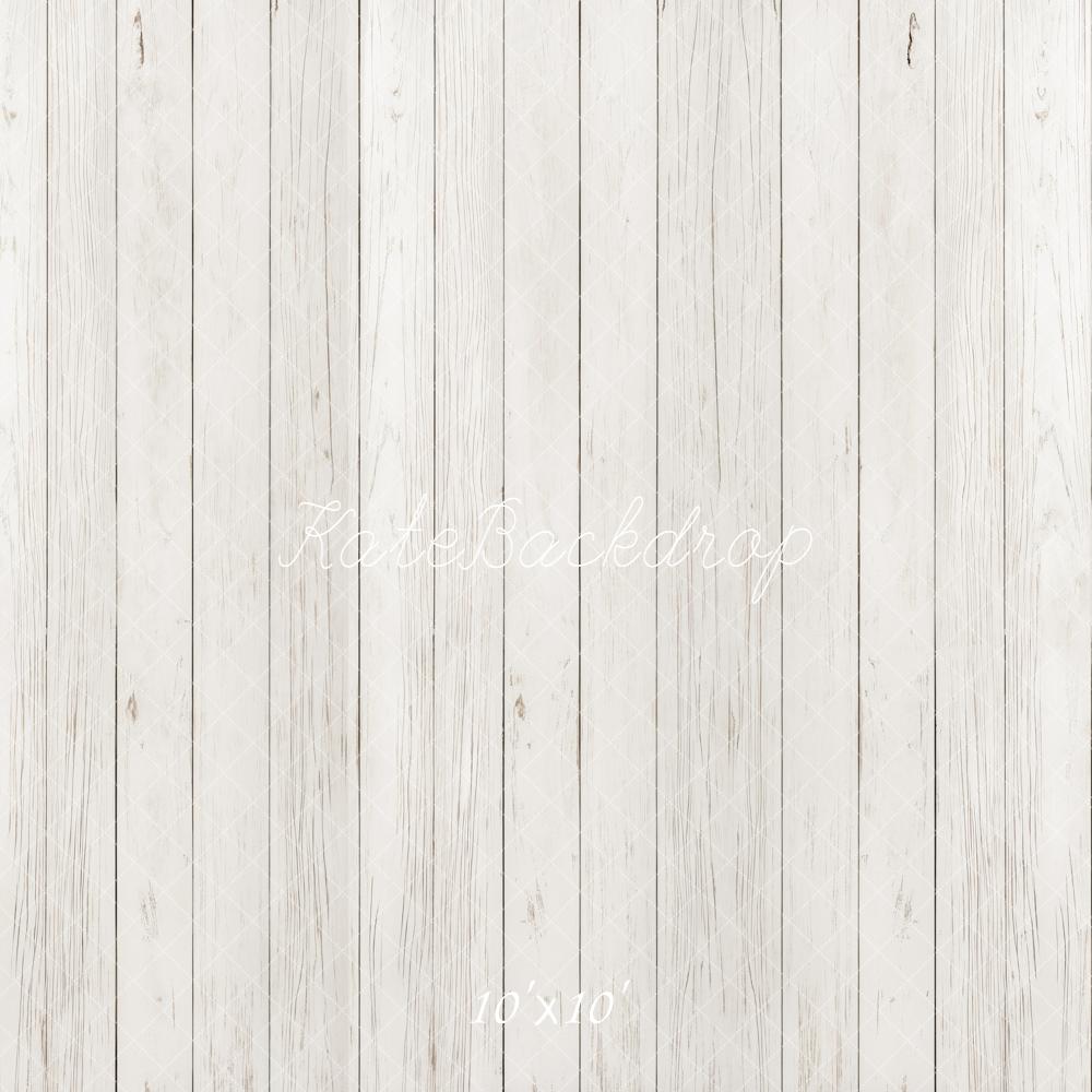 Kate White Wood Retro Wall Backdrop Designed by Kate Image