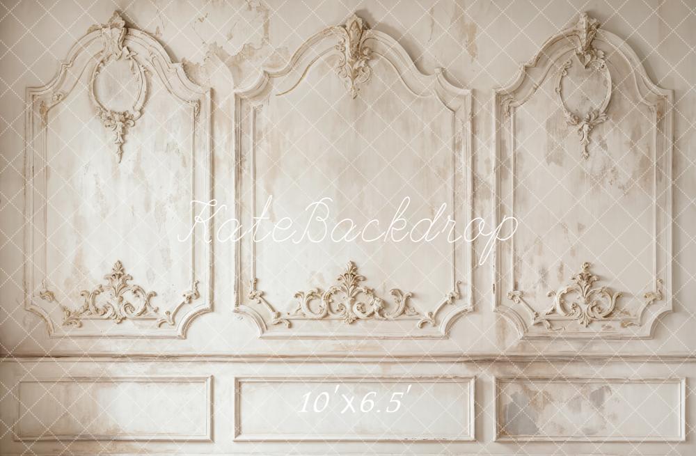 Kate Cream Vintage Ornate Panel Wall Backdrop Designed by Kate Image