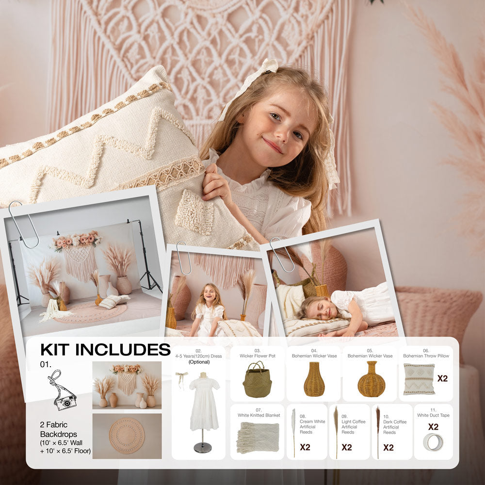 RTS Kate Bohemian style Photo Kit Photography Backdrops&Props Themed Bundle