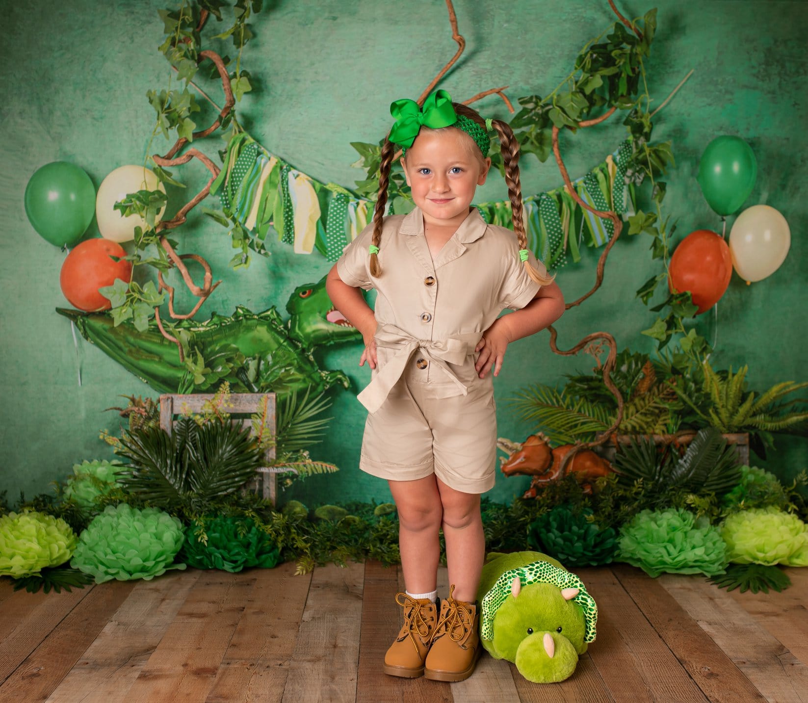 RTS Kate Wild Dinosaur Backdrop Designed by Jia Chan Photography