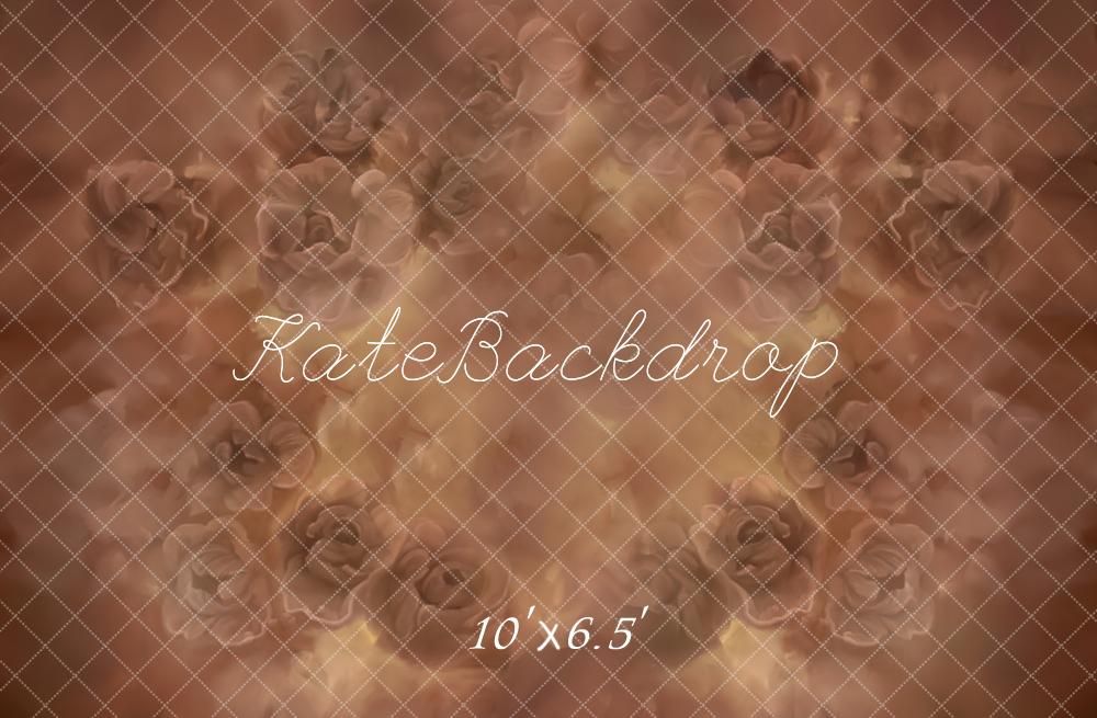 Kate Brown Roses Abstract Texture Backdrop Designed by Kate Image