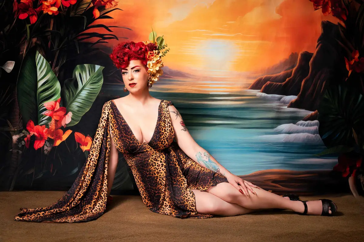 Kate Hawaii Sunset Backdrop Designed by Happy Squirrel Design