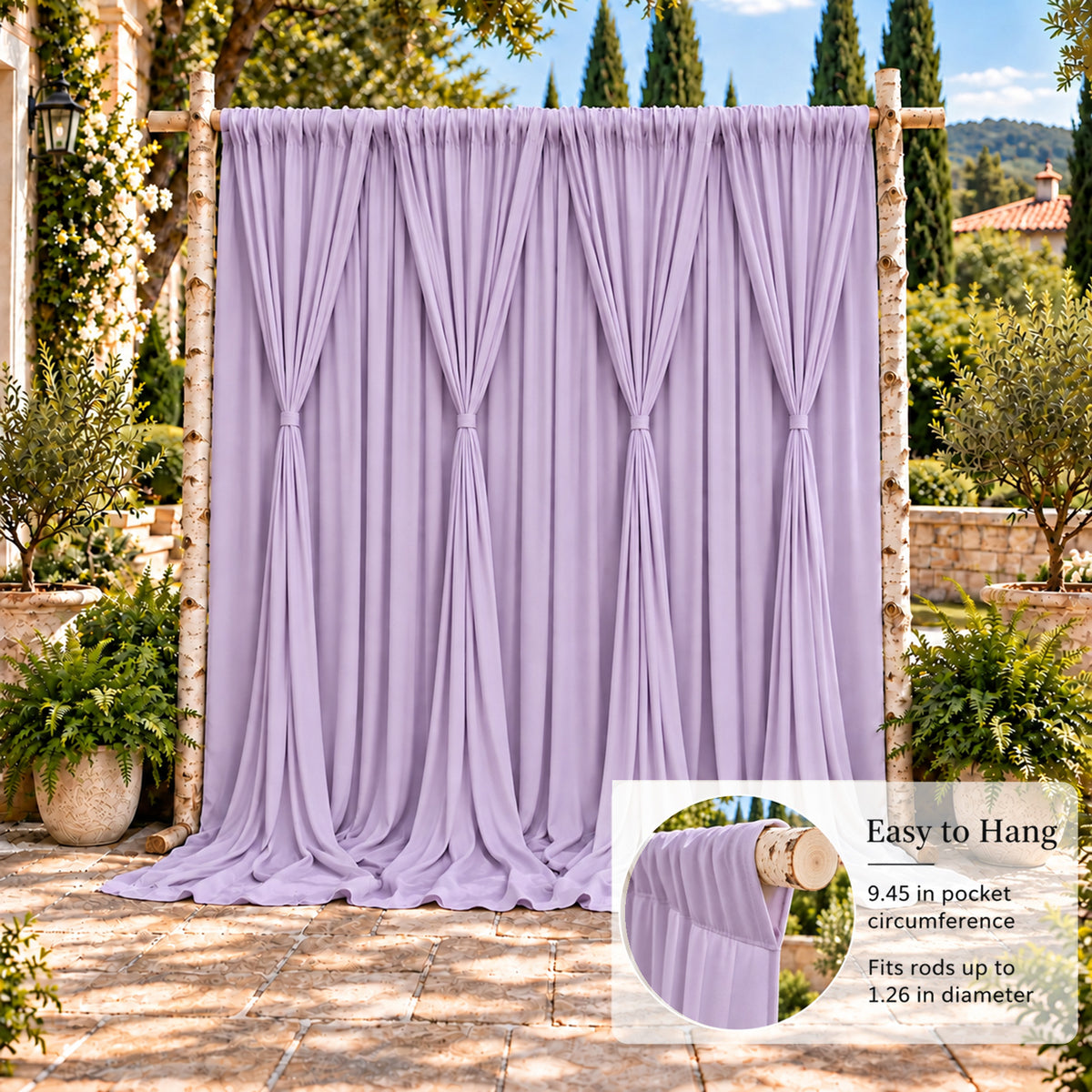 Kate 5X12ft LuxeFlow Heavyweight Backdrop Drapes