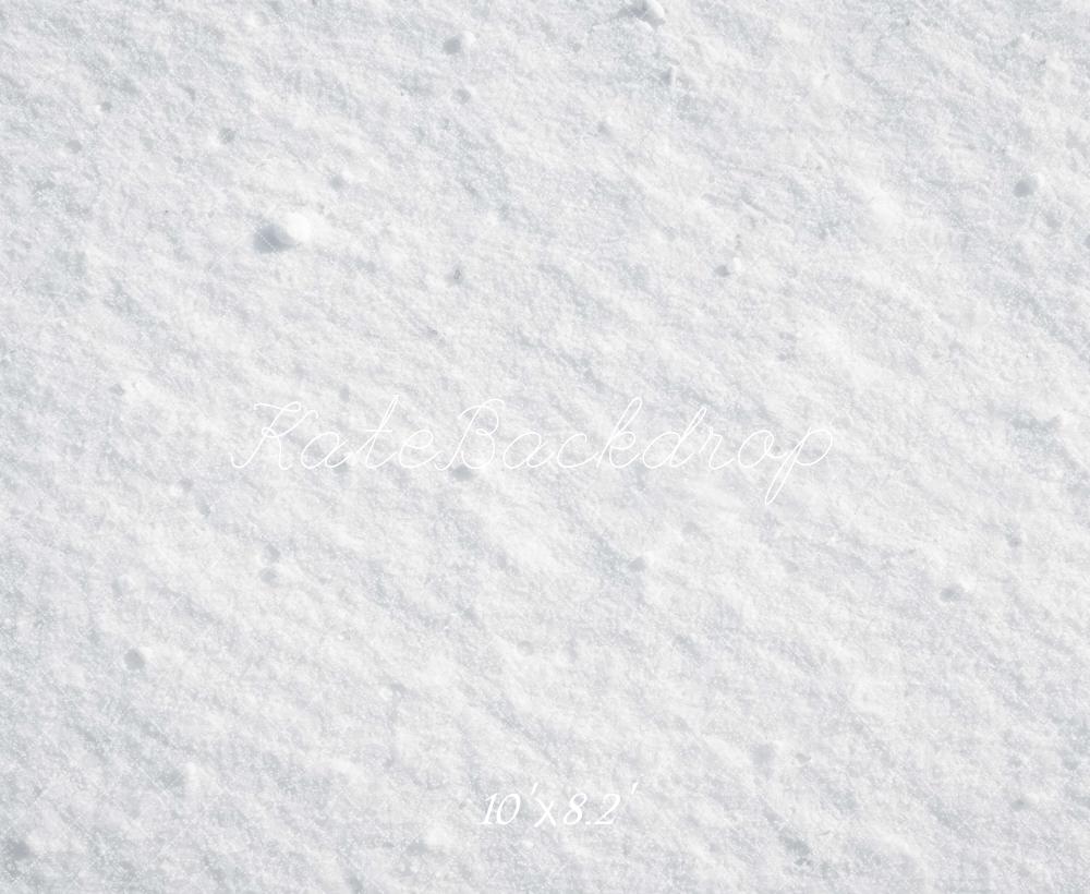 Kate Winter White Snow Printed Floor Backdrop Designed by Mini MakeBelieve
