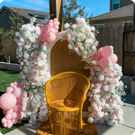 Frame the romance with the architectural elegance
