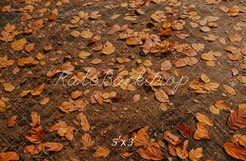 Fall Leaves Ground Floor Foto Achtergrond Designed by Emetselch