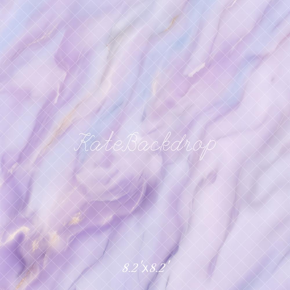 Kate Abstract Texture Pastel Purple Marble Backdrop Designed by Kate Image