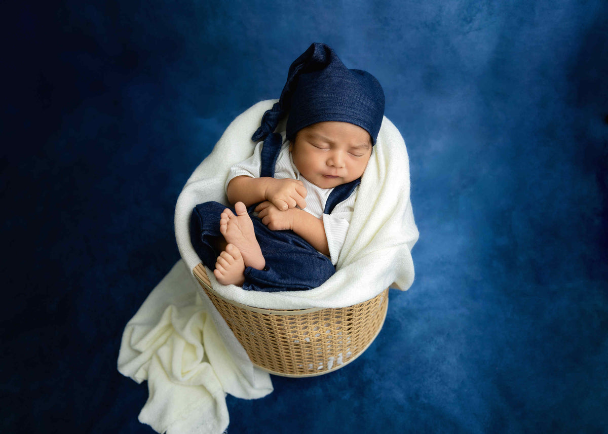 Kate Newborn Abstract Blue Photo Kit Photography Backdrops&Props Themed Bundle(US ONLY)