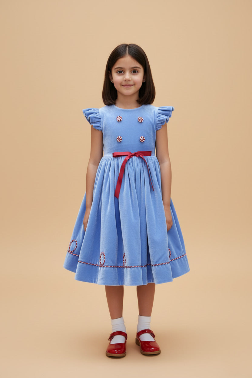 Gradient Roze en Paars Gerimpeld Kinderjurkje voor Fotografie