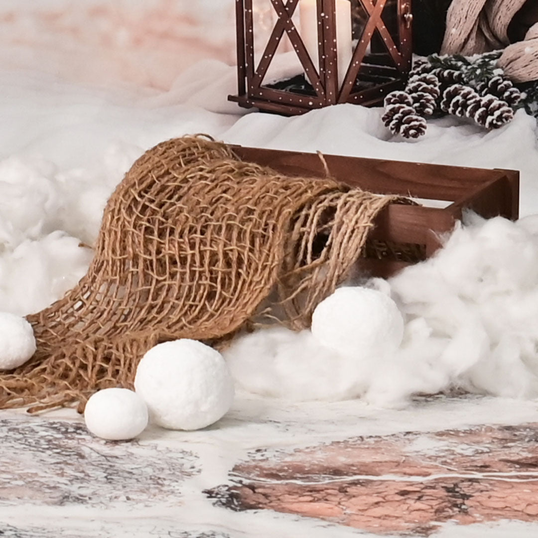 Valentine's Pink Candy House Foto Achtergrond Designed by Mini MakeBelieve