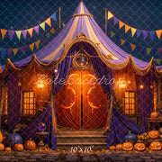 pumpkin tent TEST Kate Halloween Night Enchanted Backdrop Designed by Emetselch, 7x5ft(2.2x1.5m) Größe:41 1/3 Campingplatz Ademi inkl Montage Pumpkin Glamping Tent Interior