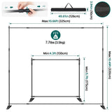 Equipment Framework Telescopic Stand Verstelbare Fotografische Foto Achtergrond Display Stand