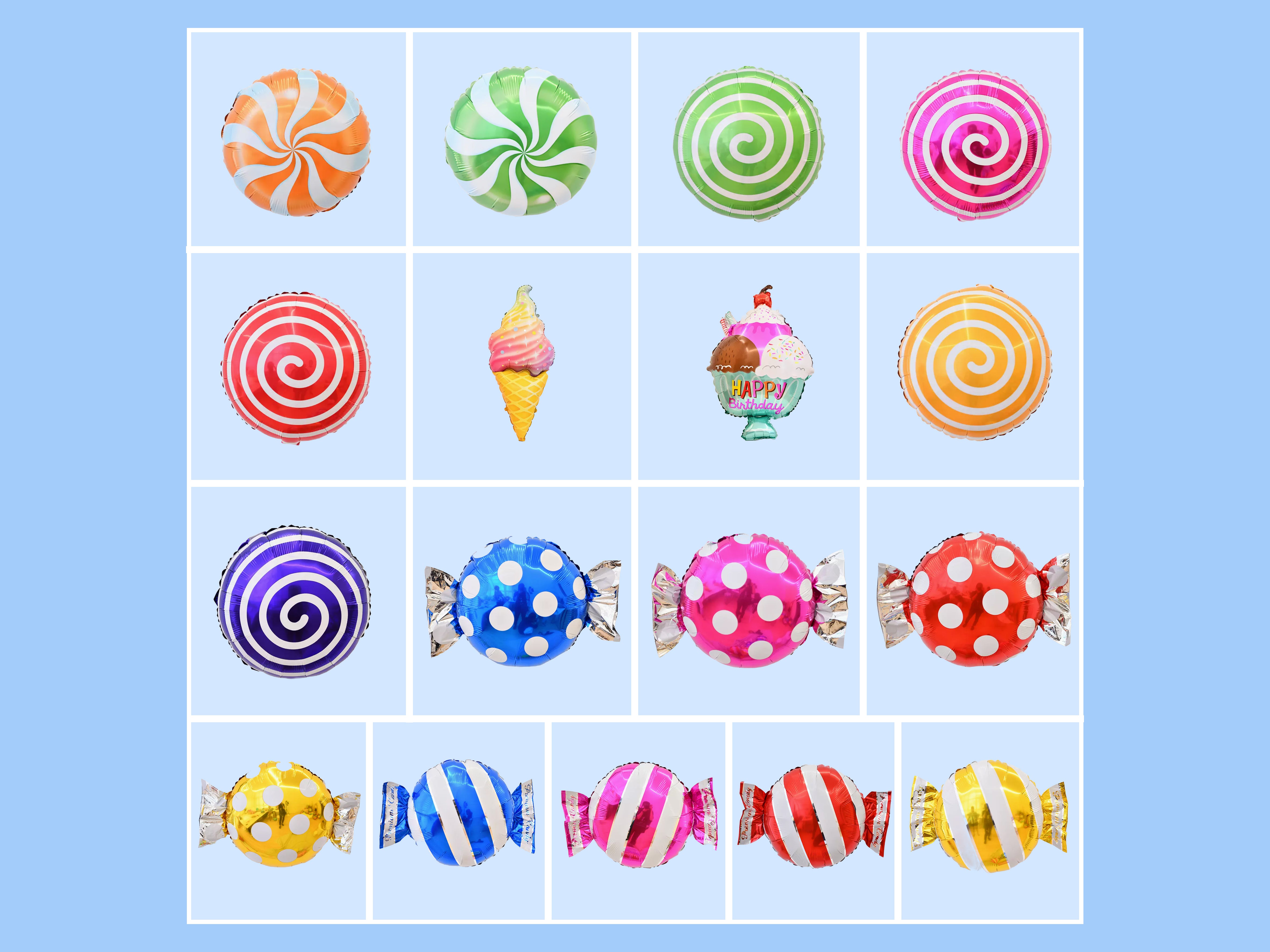Kate Candy Ice Cream Inflatable Props Set 17pcs