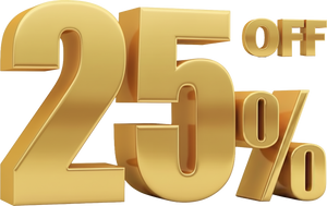 25%OFF Sitewide