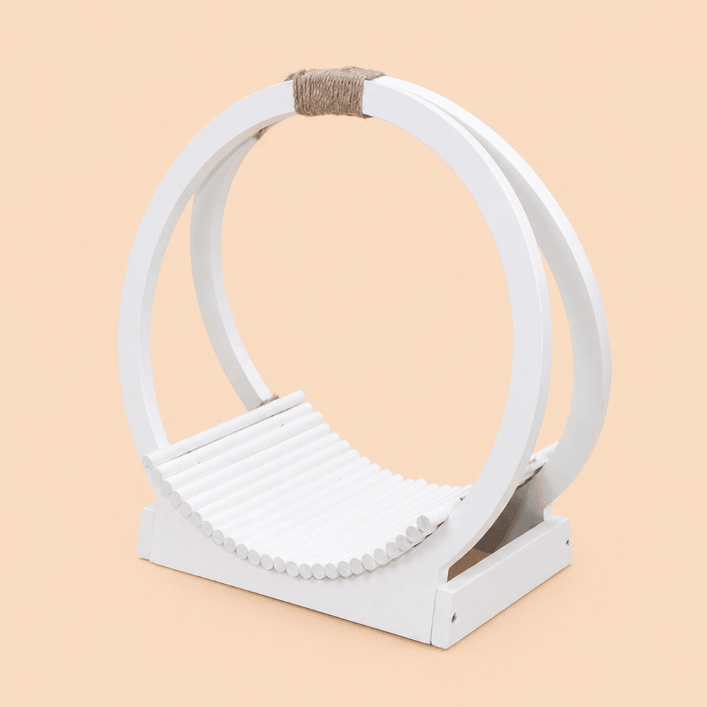 Kate 'Aura' White Wooden Hoop Posing Nest | Newborn & Sitter Photo Prop