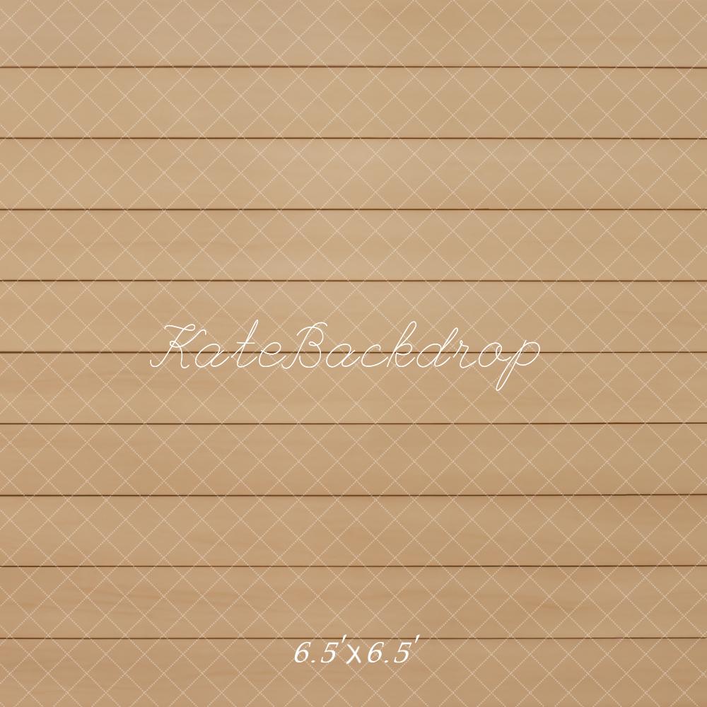 Kate Beige Wood Planks Floor Backdrop Designed by Kate Image