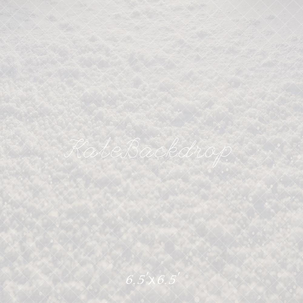 Kate Winter Snow Floor Printed Backdrop Designed by Emetselch